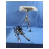 Adjustable Drum Stool(appears new) & Music Stands