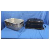 18" Roaster 17"Deep,Hot Serving Tray-19.5x11.5"