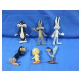 Vintage Looney Tunes Suede-like Character Figures
