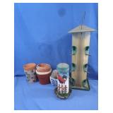 Bird Feeders,Flower pots&more