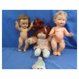 Vintage Vinyl Baby Dolls & Vintage Cabbage Patch