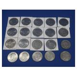 20 Eisenhower Dollars asst