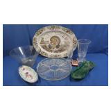 Clear Glass Vases,Serving Dishes&more