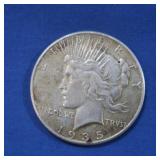 1925 Peace Silver Dollar