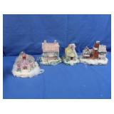 Ceramic Christmas Village Houses