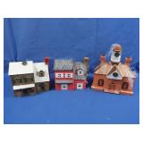 Ceramic Christmas Village Houses