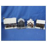 Ceramic Christmas Village Houses