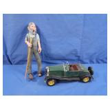 Norman Rockwell Wood Carved Framer(broken