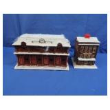 Ceramic Christmas Village Houses