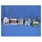 Ceramic Christmas Village Houses