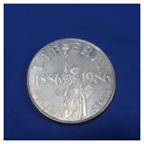 1986 Ellis Island .999 Fine Silver Coin 1oz.