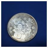 2001 Peace on Earth 1oz. .999 Fine Silver Coin