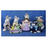 Ceramic Painted Easter/Spring Decor