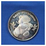 1996 1oz. Fine Silver Baby
