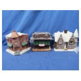 Ceramic Christmas Village Houses