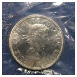 1964 Canadian Silver Dollar 80% Silver