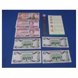 Bahama Dollars,Bahama Unc. Coin Set