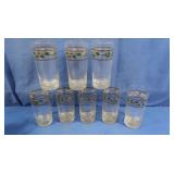 9 Christmas Drinking Glasses