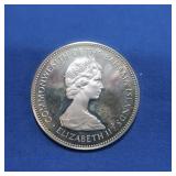 1973 Bahamas $2 Sterling Silver Coin .8862 Toy