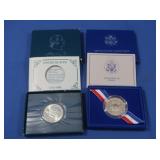 1982 Washington Comm Half Dollar,1986 Liberty