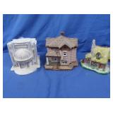 Ceramic Christmas Village Houses