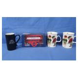 Harrods Mugs,Corgi Collection,Bus&more