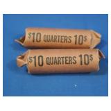 2 Rolls Bicentennial Quarters