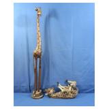 Wooden Giraffe madein S=Zimbabwe,Giraffe Wine