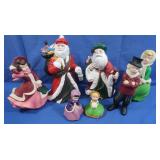 Ceramic Christmas Figures approx 10"