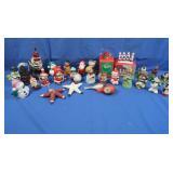 Christmas Figurines incl. S&P Shakers