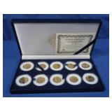 1999-2000 State Quarters 24K Gold Plated