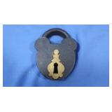 Vintage Lock Trinket Box-Cast Iron
