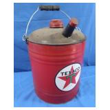 Vintage Texaco 5 gal Metal Gas Can