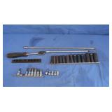 .35" Drive SNAP-ON Wrench,some SNAP-On Sockets