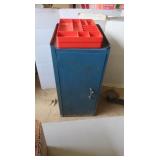 3 Drawer, 2 Shelve Metal Cabinet, 15x32x18"