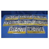 Variety of License Plates