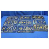 Variety of License Plates