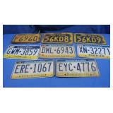 Variety of License Plates