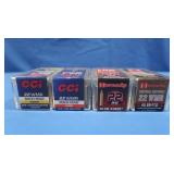 4 NIB Sealed 50ct. .22Cartridges,2 Hornady 45gr