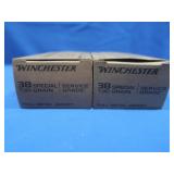2 Boxes 50 ct. .38 Spec.Full Metal Jackets 130gr