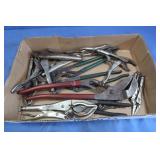 Multiple Various sized Vice Grips&Large Channel