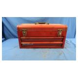 18.5x10x8.5" 2 Drawer Metal Tool Box