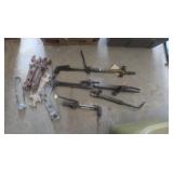 4 Torch Heads&Handles, 2 small, 2 large