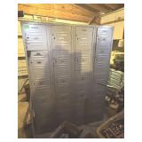 Metal Locker Unit-48x15x66"H