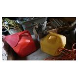 2 Plastic 5 gal. Gas Cans
