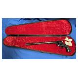 Vintage 6 Shot Revolver 13"Barrel,Extra Grips&Case