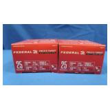 2 Boxes 25ct. ea. 20ga Federal Shotgun Shells,