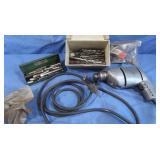 110-120V Electrical Drill & Box of a Variety of