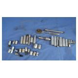 3/8" Drive Socket Wrench,Ext.&Sockets-some