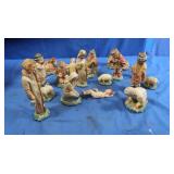 Ceramic Nativity Set